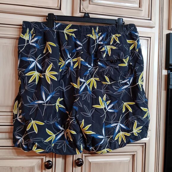 TOMMY BAHAMA RELAX—Swim Trunks—Tropical NAVY—Mens Size L Large - Picture 5 of 6